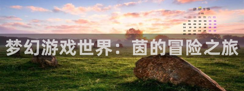 赢咖娱乐咨询：梦幻游戏世界：茵的冒险之旅